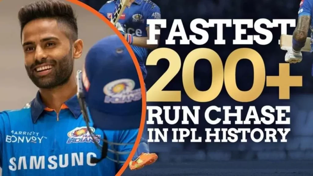 fastest 200 run chase in ipl