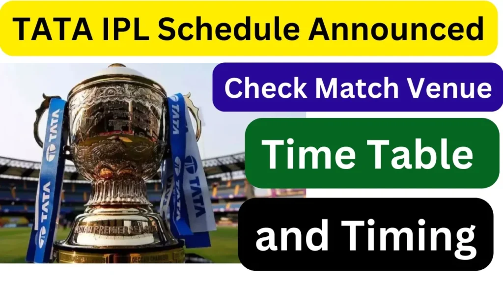 ipl 2024 match schedule