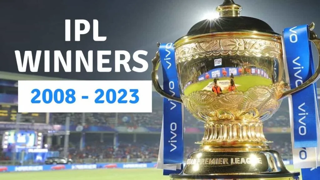 IPL Winner List 